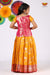 Festive Collection - Yellow Golden Feather Pattu Pavadai For Girls !!!