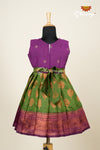 Kids Green Copper pendant Frock !!!