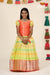 Green Mountain Yellow Pattu Pavadai For Girls - Festive Wear!!!