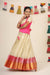 Silver Tulip Pink Pattu Pavadai For Girls - Festive Wear!!!