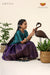 Festive Collection - Purple Senkandhal Pavadai Sattai For Kids