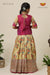 Satin Rose Bunch Pattu Pavadai For Girls Sandle - Festive Wear!!!
