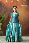 Festive Collection - Ramar Green Spring Leaf Pattu Pavadai