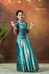 Festive Collection - Ramar Green Spring Leaf Pattu Pavadai