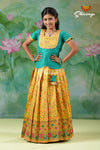 Girls Yellow Patola Doodle| Langa Model