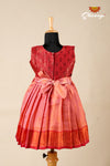 Girls Peach Baby Honeycomb Frock !!!