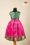 Girls Pink GerberaFrock !!!