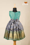 Grey Morracan Link Frock For Kids !!!