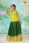GreenFloral Bandhini Alpha Pattu Pavadai