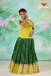 GreenFloral Bandhini Alpha Pattu Pavadai
