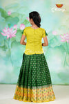 GreenFloral Bandhini Alpha Pattu Pavadai