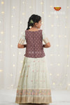 Festive Collection - Green Kukkoo Floral Pattu Pavadai