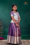 Purple Mayapavai Traditional Pattu Pavadai Set