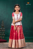 Red Mayapavai Traditional Pattu Pavadai Set