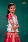 Red Mayapavai Traditional Pattu Pavadai Set