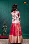 Red Mayapavai Traditional Pattu Pavadai Set
