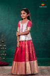 Red Mayapavai Traditional Pattu Pavadai Set
