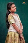 Green Mayapavai Traditional Pattu Pavadai Set