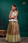 Green Mayapavai Traditional Pattu Pavadai Set