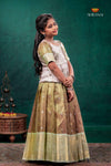 Green Mayapavai Traditional Pattu Pavadai Set