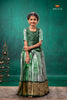 Green Nilavin Oli Traditional Pattu Pavadai Set
