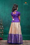 Sandal Golden Annam Traditional Pattu Pavadai Set