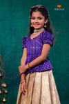 Sandal Golden Annam Traditional Pattu Pavadai Set