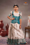 Ramar Green Kota Moraccan Traditional Pattu Pavadai Set