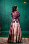 Dark Green Royal Jasmine Traditional Pattu Pavadai Set