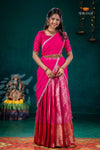 Pink Divine Mango Half Saree | Lehenga For Girls