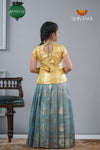Festive Collection - Blue Rose Pattu Pavadai !!!