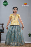 Festive Collection - Blue Rose Pattu Pavadai !!!
