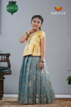 Festive Collection - Blue Rose Pattu Pavadai !!!