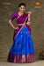 Girls Blue Sword Lilly Half Saree | Langa Davani