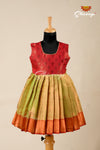 Girls Green Baby Honeycomb Frock !!!