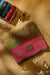 Green With Pink Silver Gold Butta Kanchivaram Silk Saree With Peacock Zari Border !!!