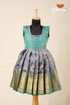 Grey Morracan Link Frock For Kids !!!