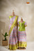 Kota Floral Lavender Mom And Daughter Saree and Pattu Pavadai Combo Set !!!