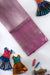 Lavender Silk Pattu Pavadai Unstitched Material For Kids !!!