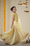 Festive Collection - Yellow Organza Maize Lehenga!!!