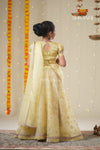 Festive Collection - Yellow Organza Maize Lehenga!!!