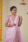 Festive Collection - Pink Organza Maize Lehenga !!!