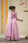 Festive Collection - Pink Organza Maize Lehenga !!!