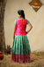 Green Manoranjitham Semi Silk Pattu Pavadai For Girls