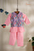 Pink Boys Ethnic Floral Printed Kurta With Pyjama Set !!!