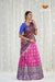 Pink Circle Peacock Traditional Half Saree | Lehenga For Girls !!!
