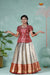 Pongal Collection - Grey Golden String Traditional Pattu Pavadai For Girls