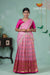 Premium Collection - Pink Silk Patola Half Saree | Lehenga For Girls !!!