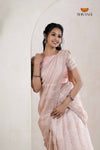 Peach Traditional purple mangoAlpha Half Saree | Lehenga For Girls
