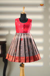 Red Semmal Baby Frock For Kids